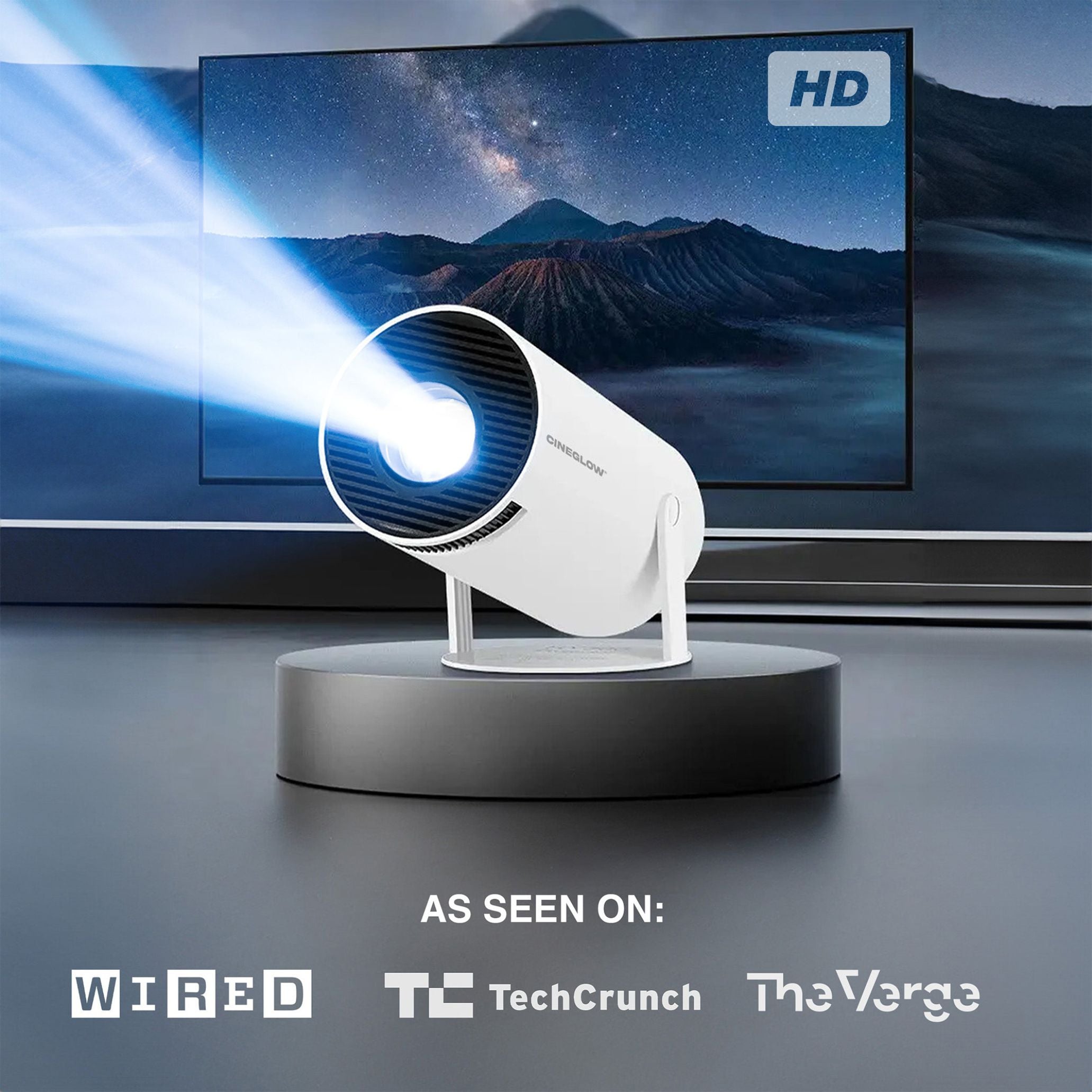 CineGlow® HD Smart Projector